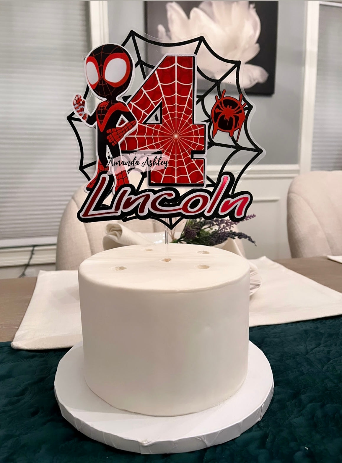 Spidey Miles Morales Cake Topper