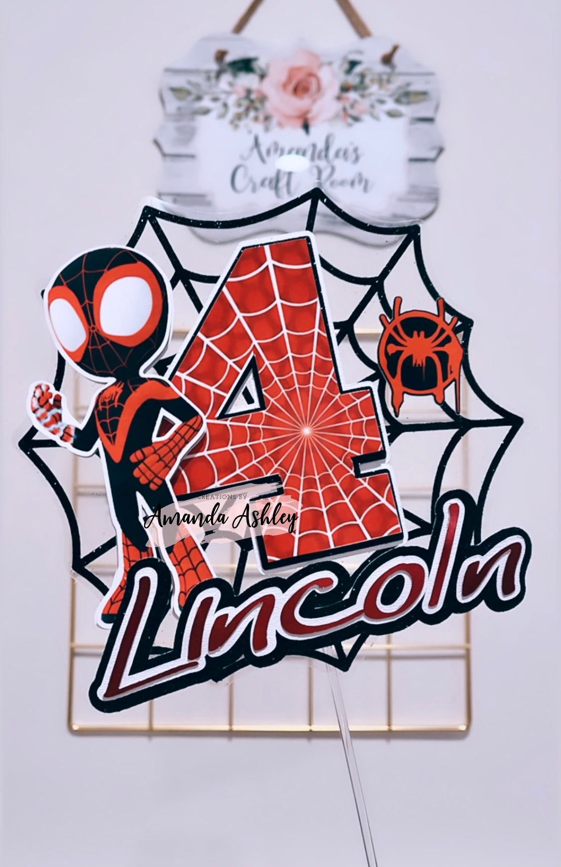 Spidey Miles Morales Cake Topper