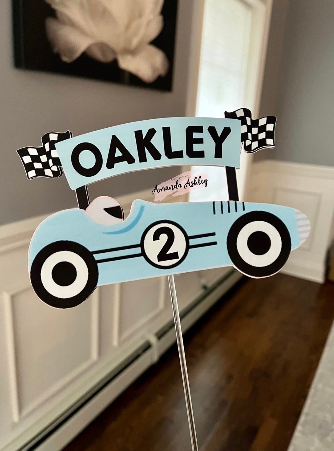 Racecar Cake Topper